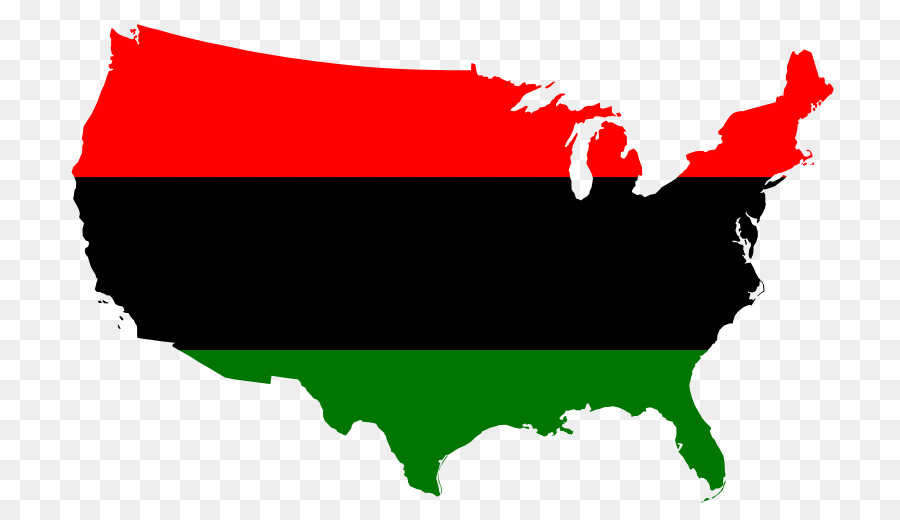 USA Pan-afrikanischen Flagge African American Pan-afrikanismus Pan-afrikanischen Farben - Black History Bilder Von Menschen