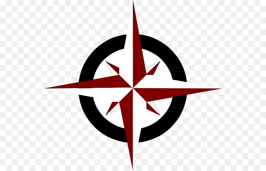 North Compass Rose Clip Art - Kompass Sterne