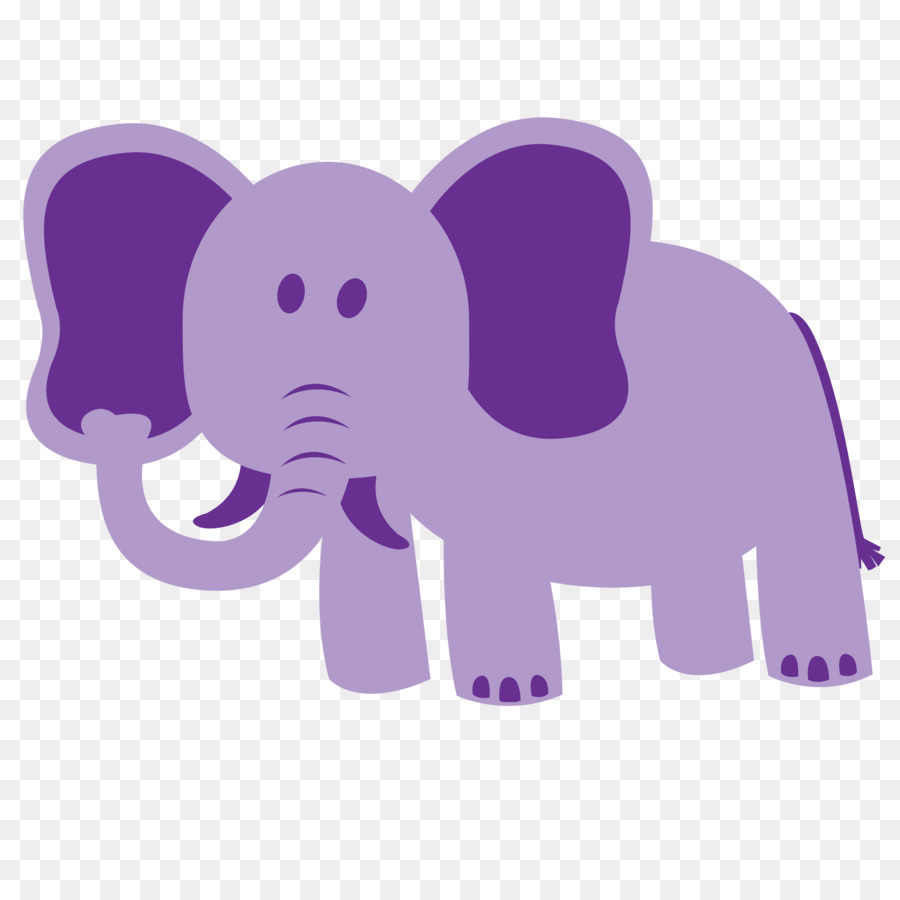 Elefanten Lila Clip-art - Elefanten