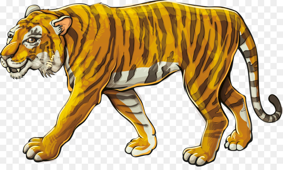 Tiger Löwe Cartoon - Tiger