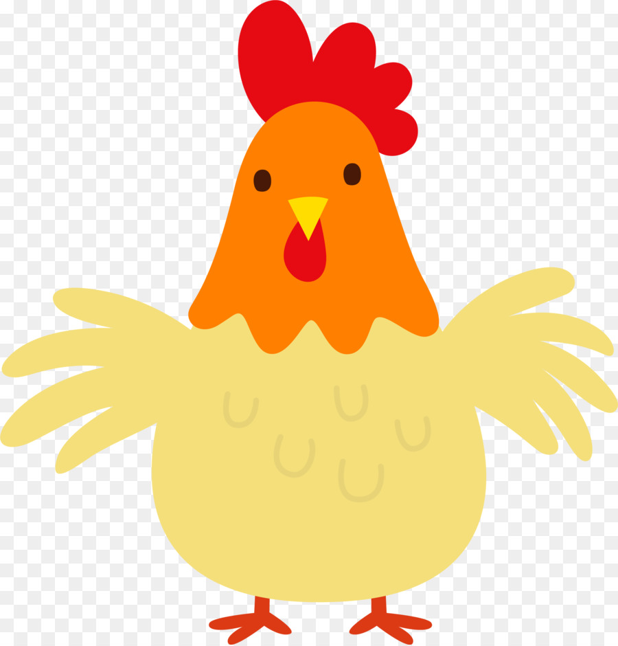 Chicken Farm Fun FREE Rooster Clip-art - Huhn