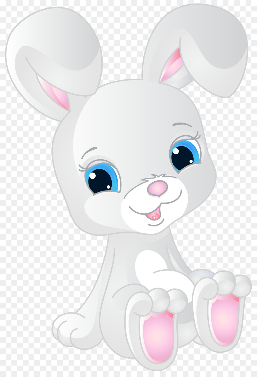 Easter Bunny Angel Hasen Niedlichkeit Clip-art - Kaninchen