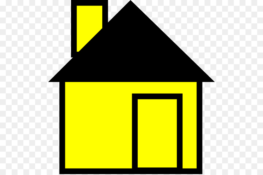 Haus clipart - Gelbe Haus ClipArts