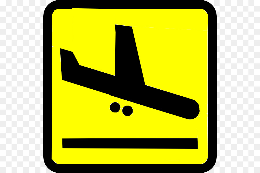 Flugzeug, Flughafen, Clip-art - gelbe Flugzeug cliparts