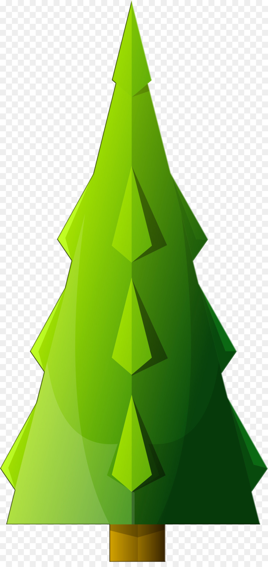 Carta di albero di Natale Origami, passo passo, ornamento di Natale - abete