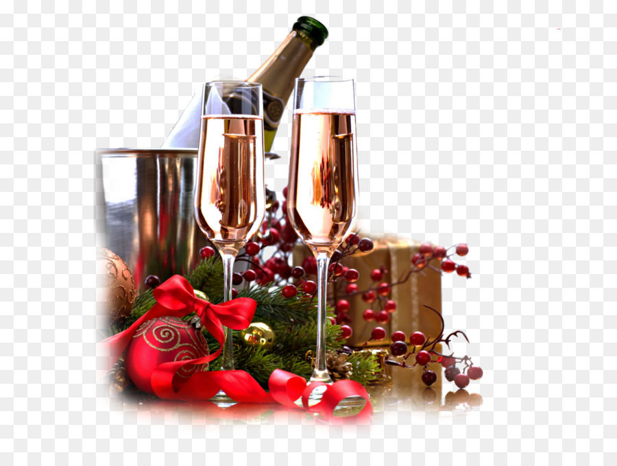 Tag des neuen Jahres Wünschen Nachricht Alte Neue Jahr - Champagner