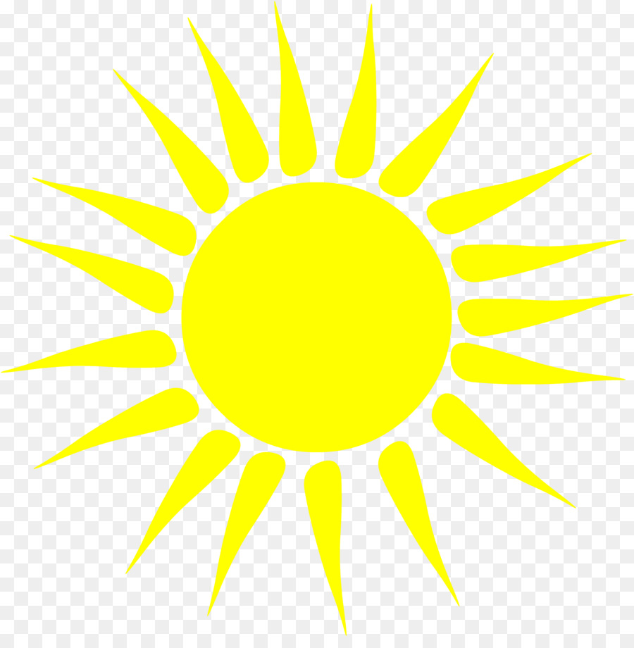 Kreis Symbol Bereich Gelb - Sonne