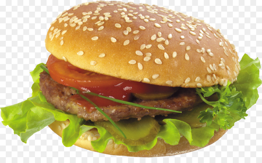 Hamburger di Pollo panino Cheeseburger French fries Fast food - pancetta