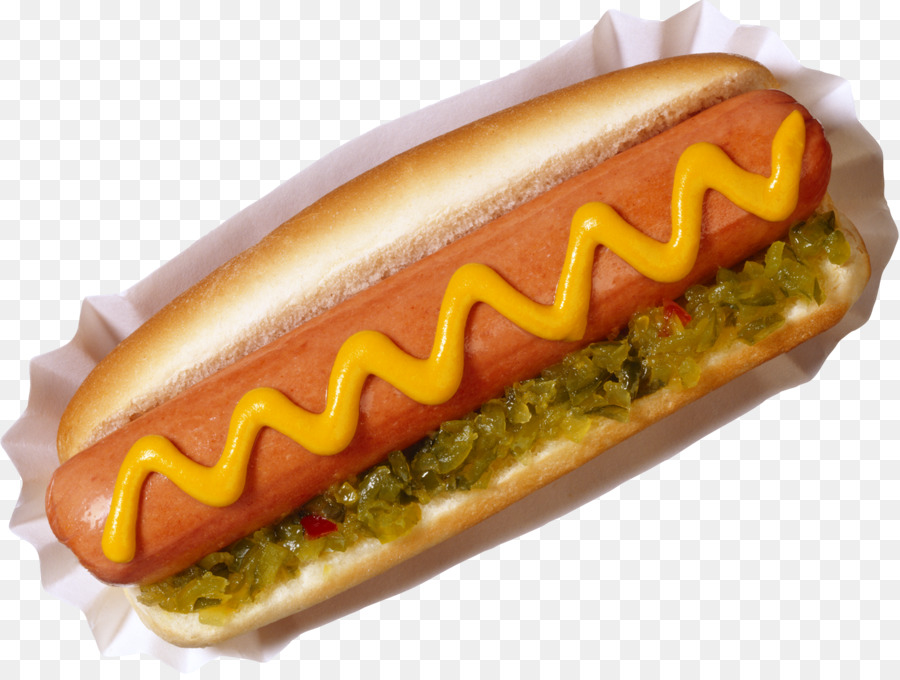 Hot dog thức ăn Nhanh thịt xông khói - bánh mì kẹp xúc xích