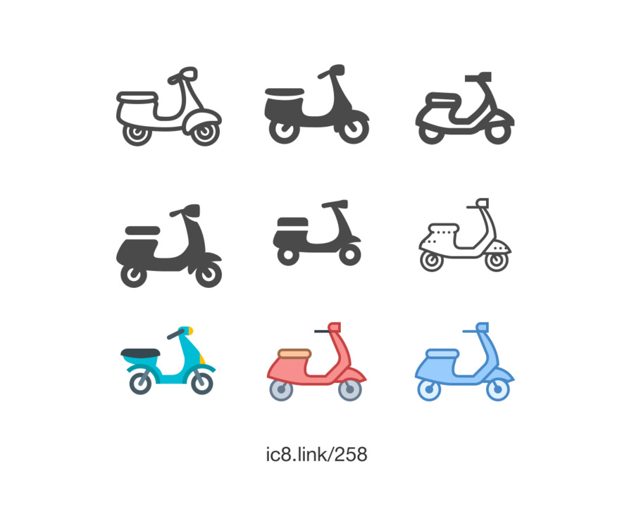 Icone Del Computer Font - scooter