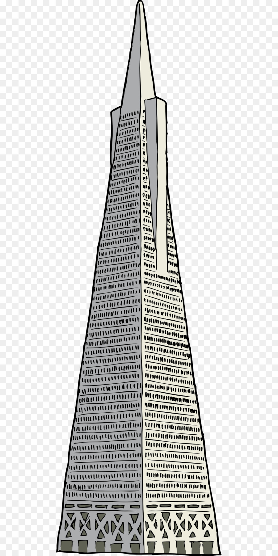 Transamerica Pyramid Building Skyscraper Clip-art - Wolkenkratzer
