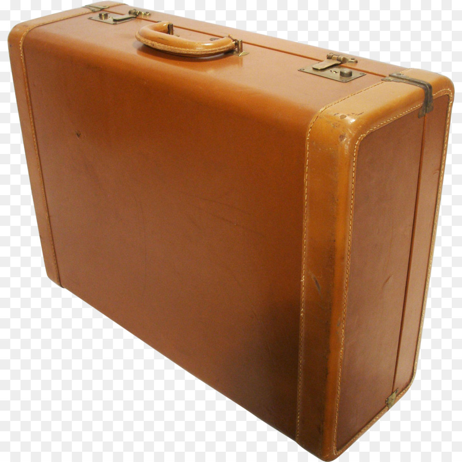 Koffer Leder-Gepäck-Messing - Koffer
