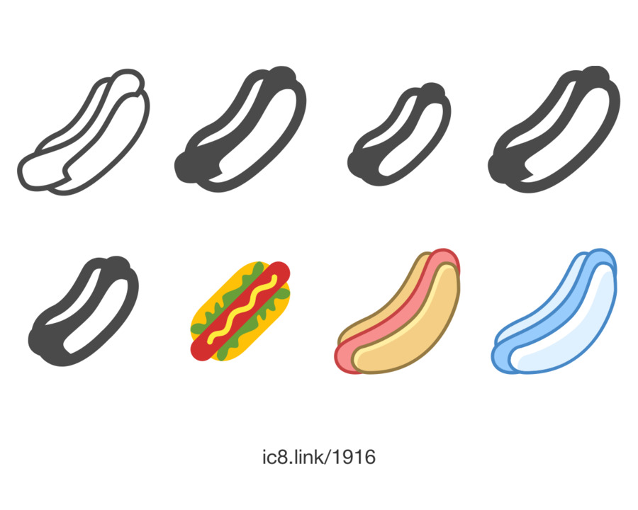 Hot-dog-Computer-Icons Font Download - Hot Dog