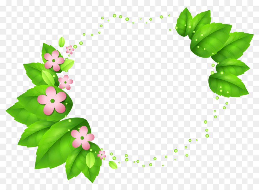 Fiore Verde Clip art - verde primavera clipart