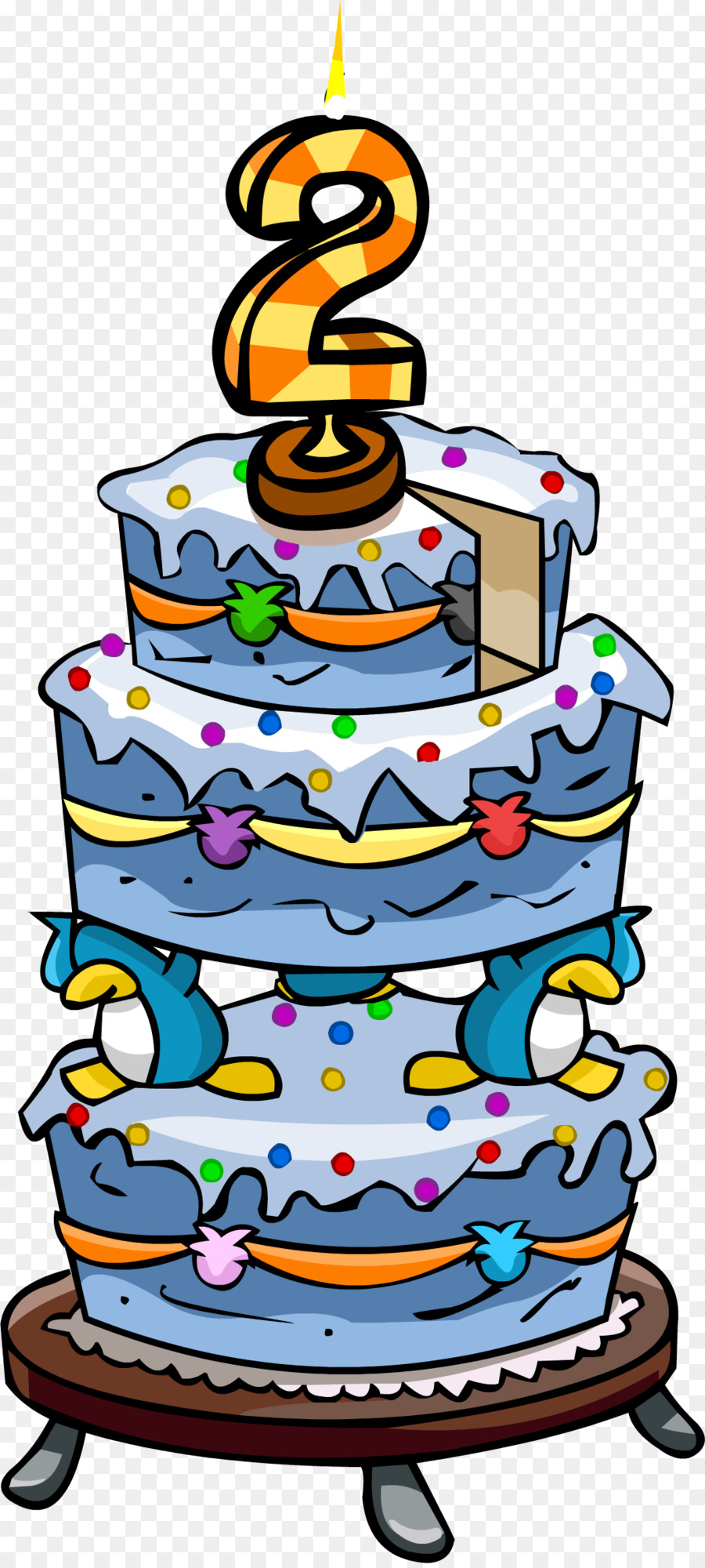 Club Penguin Geburtstag Kuchen Party - Kuchen