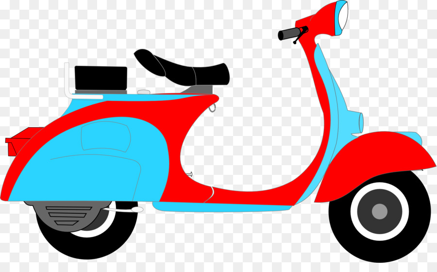 Scooter Moto Ciclomotore Vespa Clip art - moto