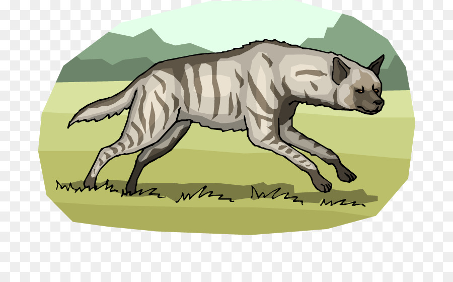 Sọc linh cẩu con Mèo con linh cẩu Clip nghệ thuật - linh cẩu.