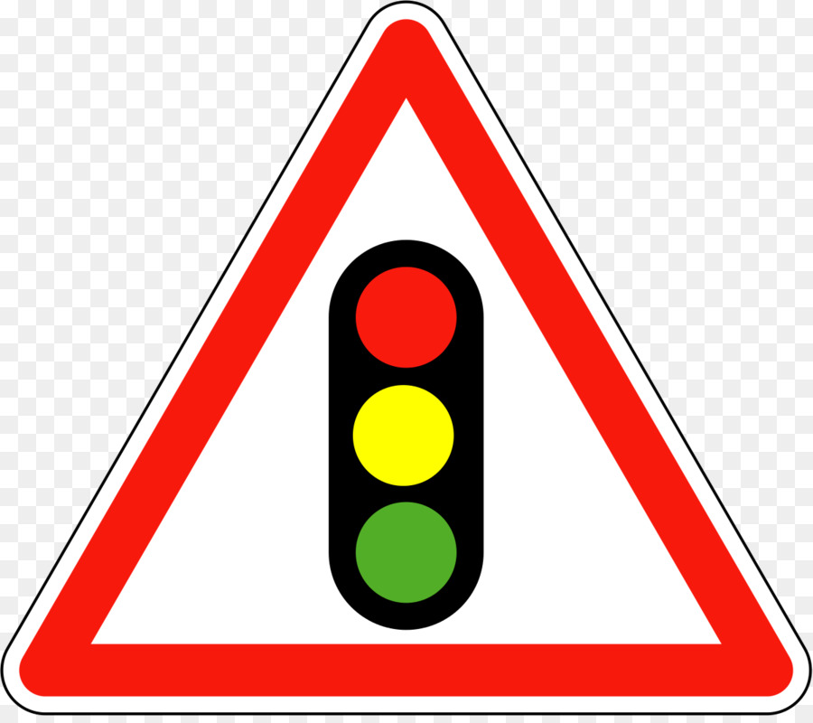 Priorität Zeichen, Verkehrszeichen, Ampel, Straße, Warnung, Zeichen - Ampel
