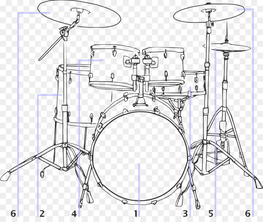 Drums Line Art