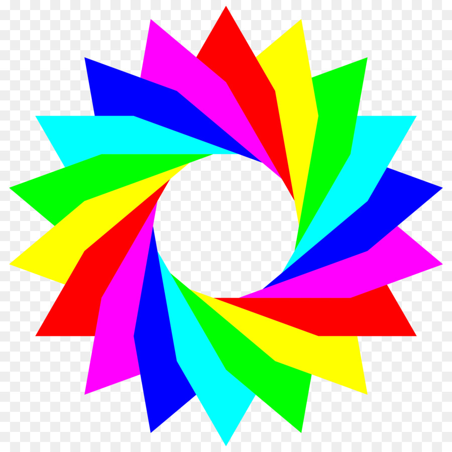 Màu sắc cầu vồng vòng Tròn Clip nghệ thuật - cầu vồng