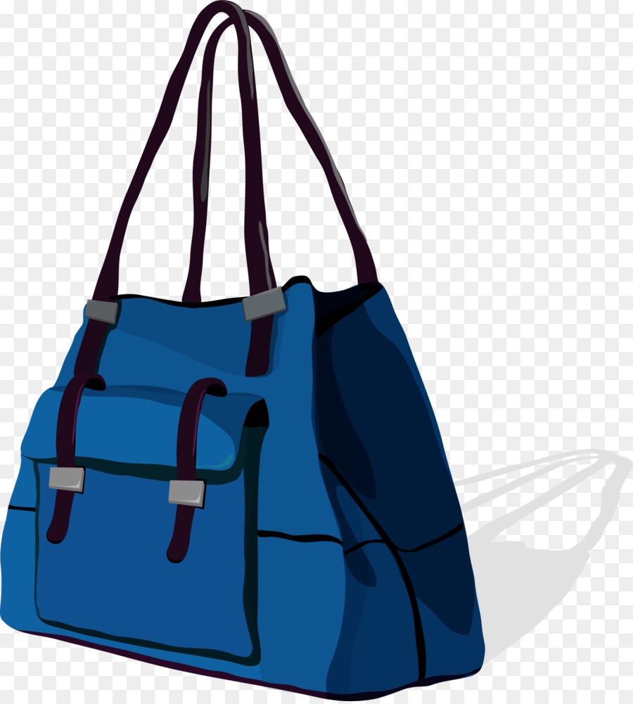 Farbe Tasche Blau - Frauen Tasche