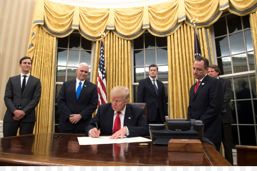 Casa bianca Ovale Ufficio di Presidenza di Donald Trump Protezione del Paziente e Affordable Care Act ordine Esecutivo - George Bush