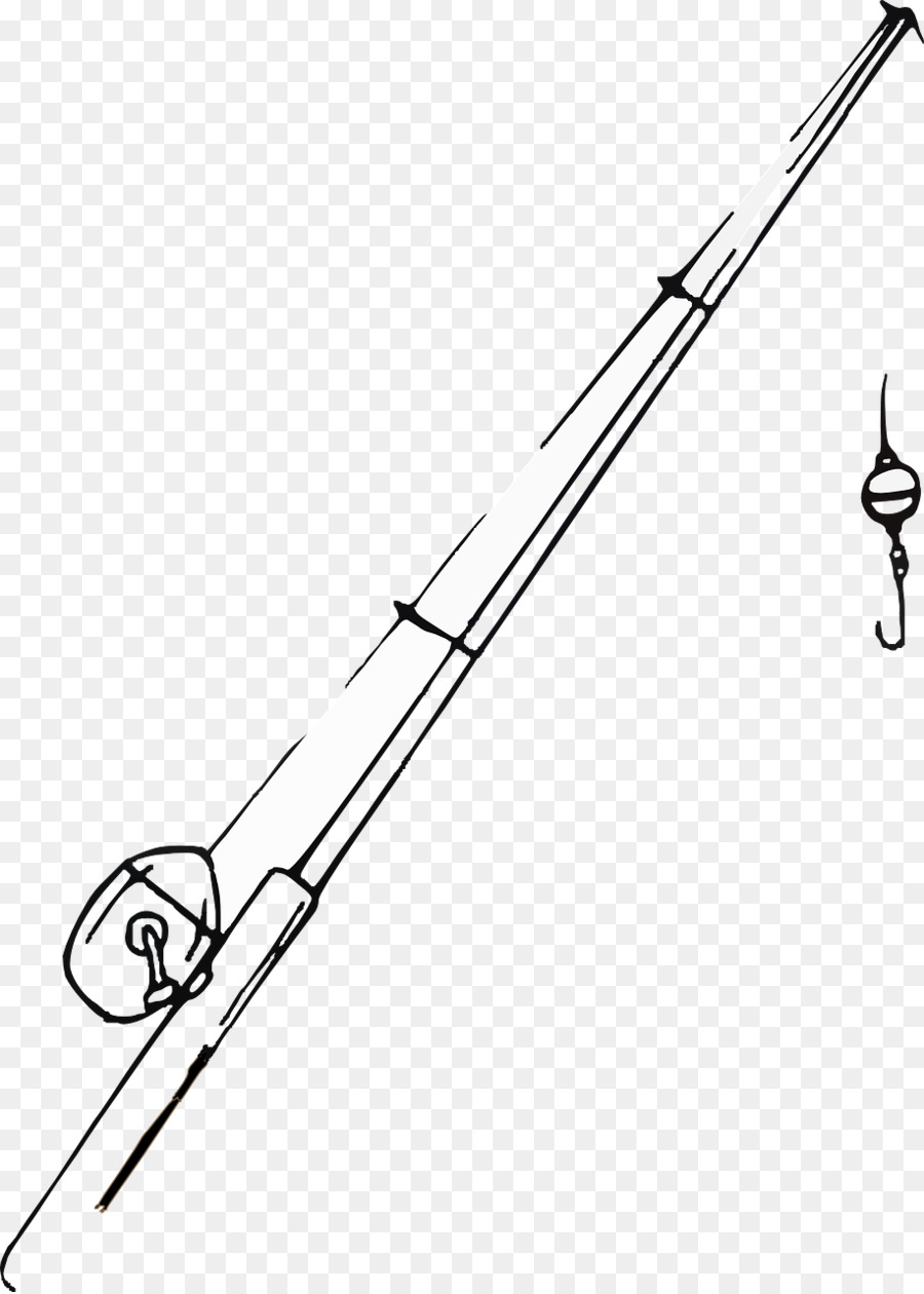 fishing rod drawing simple - Clip Art Library