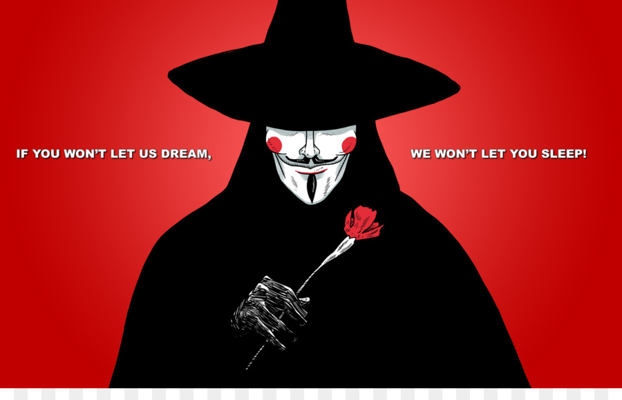 V per Vendetta iPhone Sfondo del Desktop Citazione - anonimo maschera