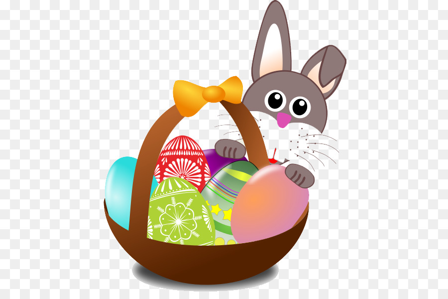 Easter Bunny Easter parade Ostern Korb Eier suchen - Oster Korb mit Häschen png transparente Bilder