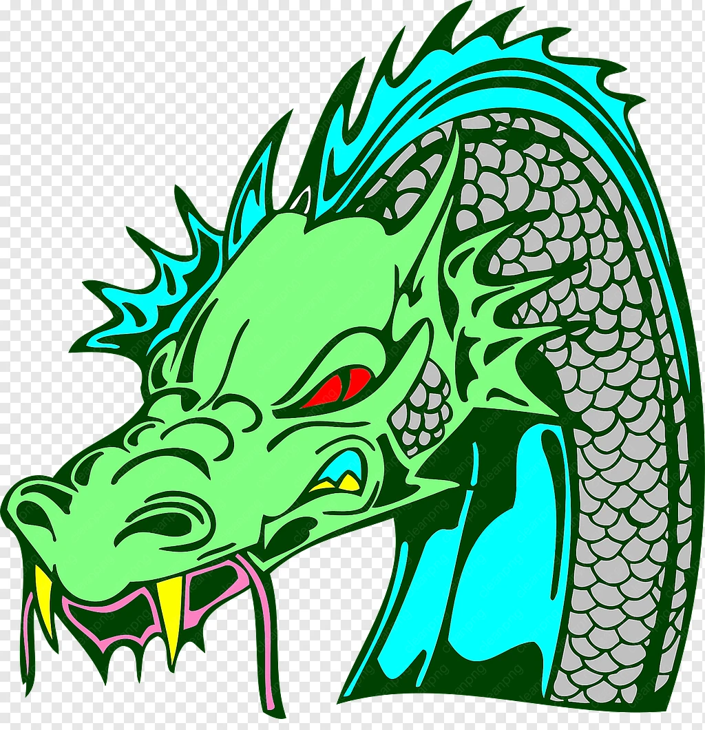 Dragon AutoCAD-DXF-clipart - Drachen