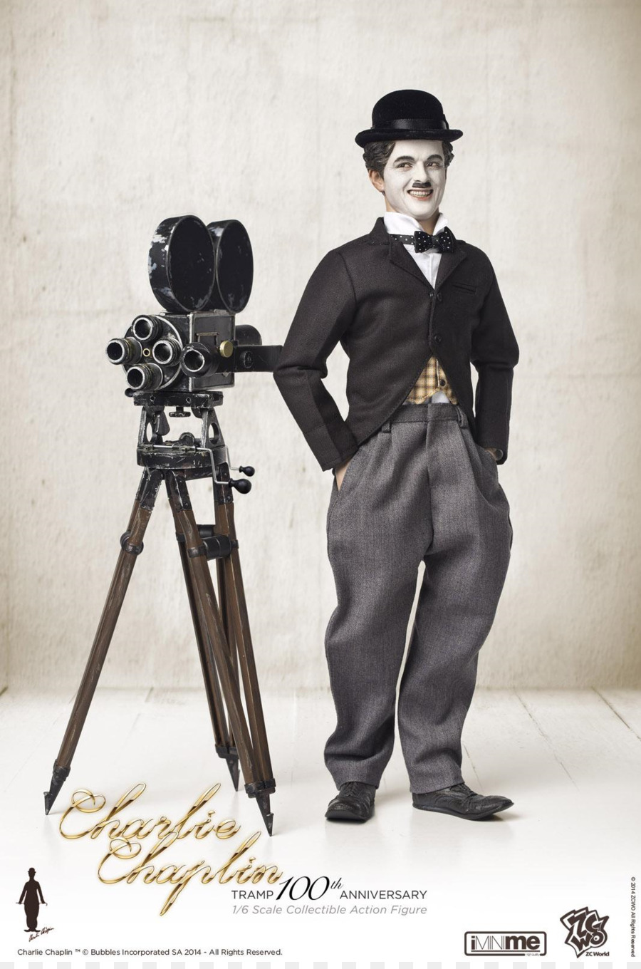 Những kẻ lang Thang, Hành động Và Đồ con Số nhà sản Xuất Phim, 1:6 quy mô hình - Charlie Chaplin