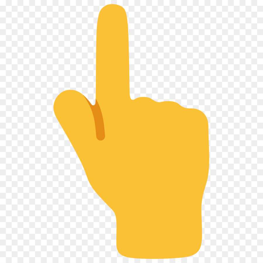Emoji dito Indice e il dito Indice della Mano - dita