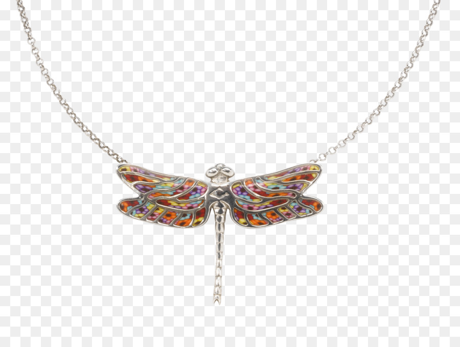 Halskette Schmuck Charms & Anhänger Kleidung Accessoires Kette - Libelle