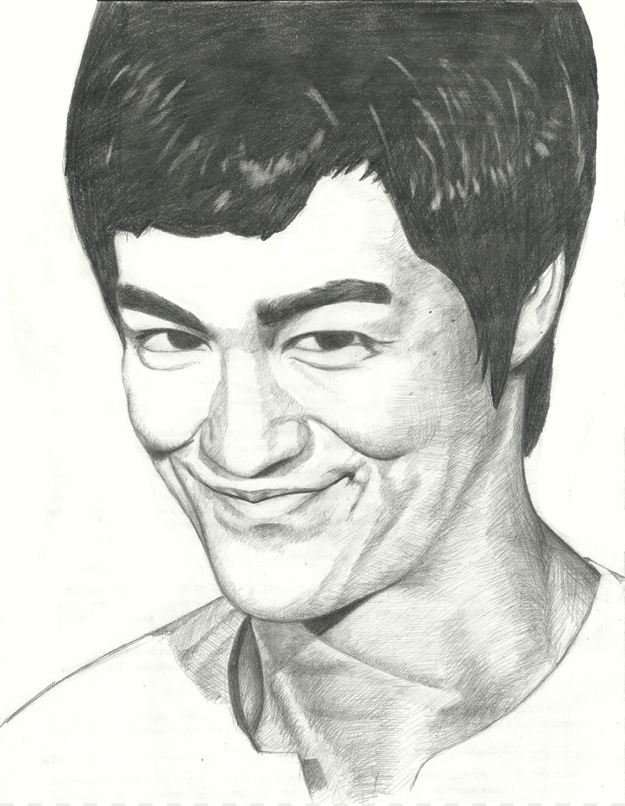 Smiley Disegno, espressione del Viso, Faccia - Bruce Lee