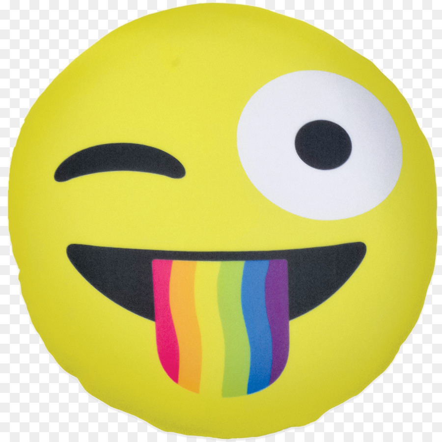 Emoji Sorriso Cuscino Emoticon Adesivo - linguetta