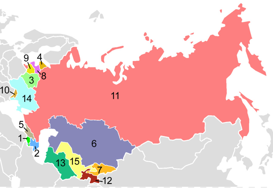 Russlands Republiken der Sowjetunion-Post-sowjetischer Staaten die Auflösung der Sowjetunion - Sowjetunion