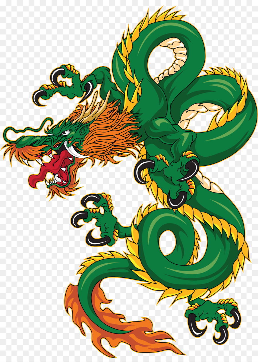 Chinesischer Drache Tattoo - Drachen