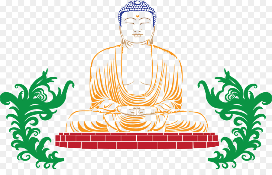 Golden Buddha, Buddhismus, clipart - Buddhismus