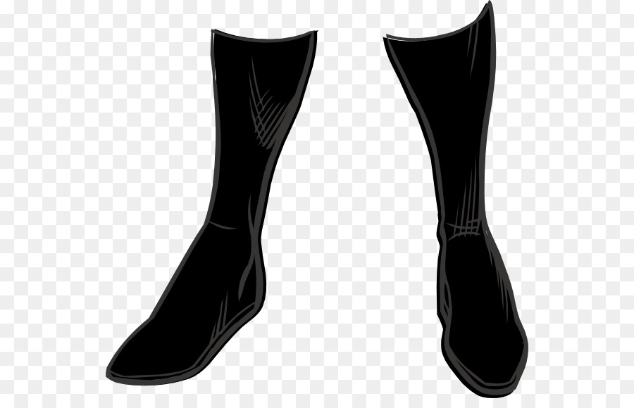 Knee-high boot-Wellington boot Cowboy-Stiefel Clip-art - schwarze Stiefel cliparts