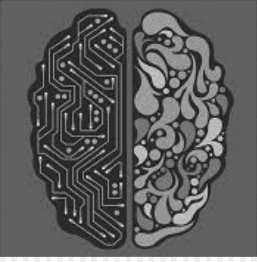 Lateralisation des Gehirns-Funktion Künstliche Intelligenz Roboter Menschliche Gehirn - Gehirn