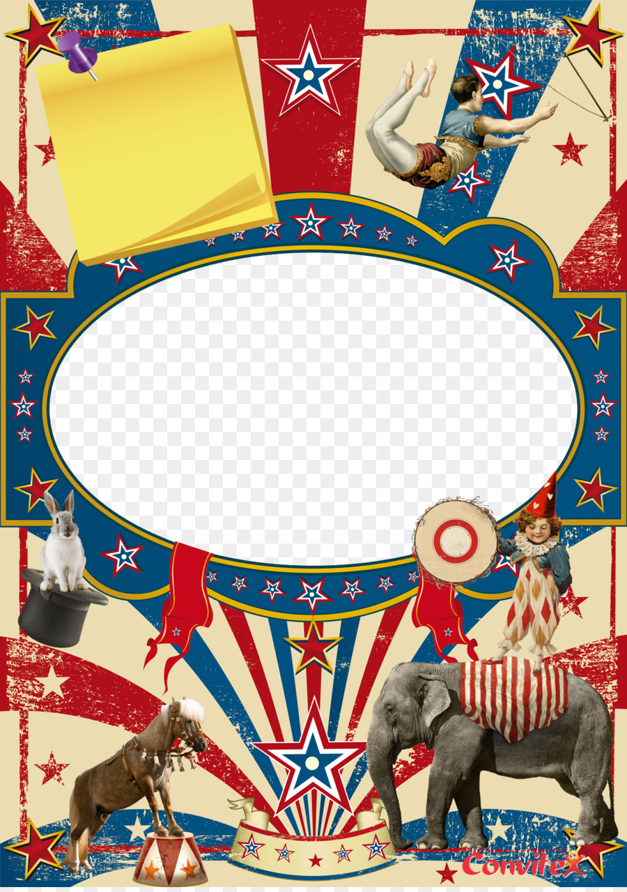 Poster di circo Clown abbigliamento Vintage - circo