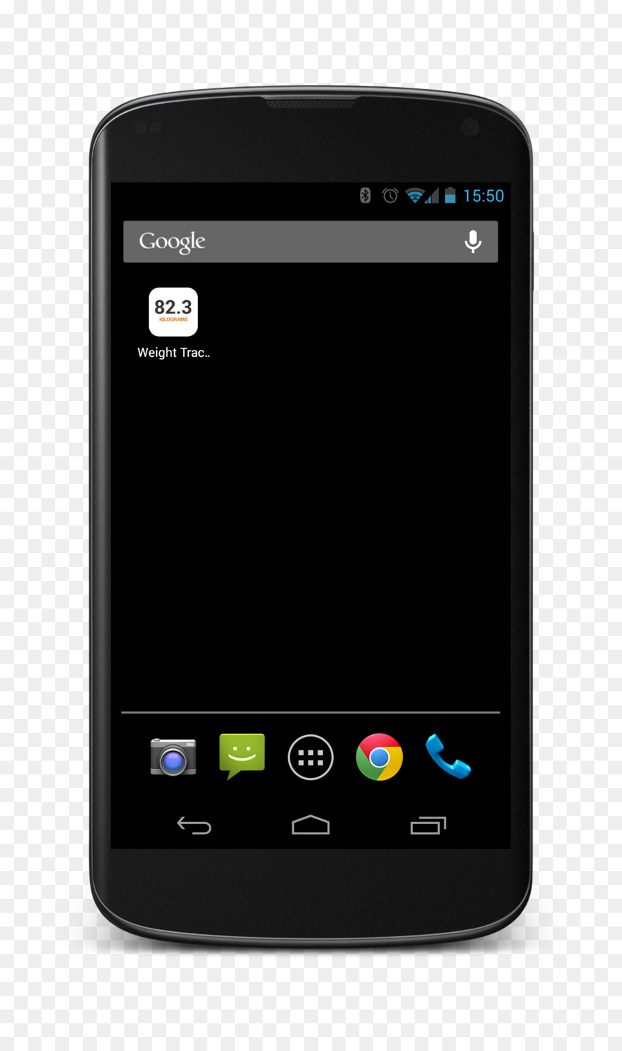 Nexus 4 Google Chrome schermata Home di Android Touchscreen - smartphone