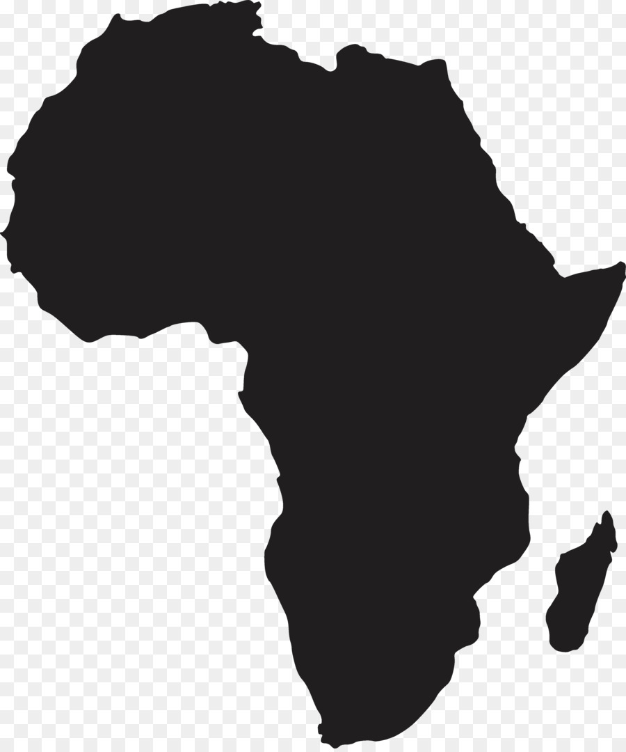 Africa Mappa Lunare Icone Del Computer - Africa