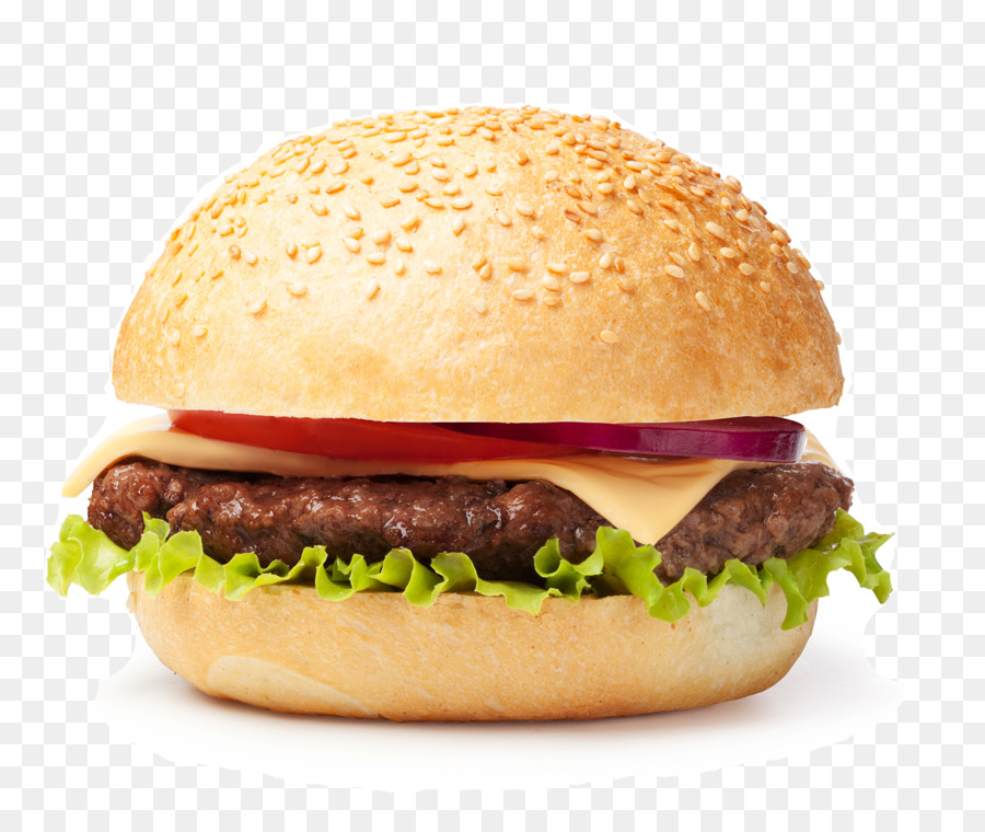 Hamburger Cheeseburger Pommes Frites und Barbecue-grill Pizza - Burger