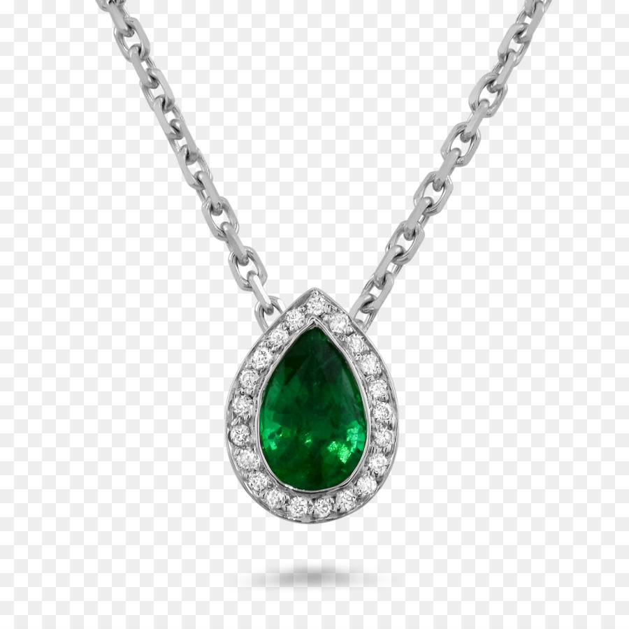 Charms & Anhänger, Halsketten-Schmuck-Diamant-Smaragd - Smaragd