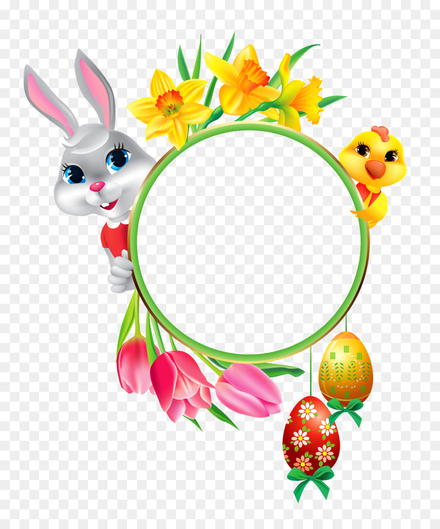 Easter Bunny trứng Phục sinh Clip nghệ thuật - lễ phục sinh. khung