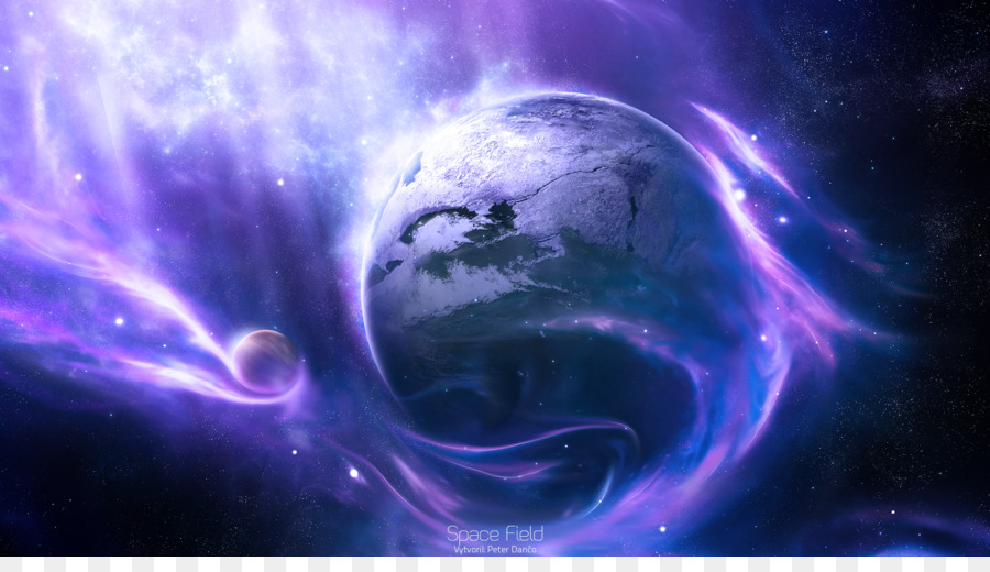 Erde Science-Fiction-Planeten Desktop-Hintergrund - Raum