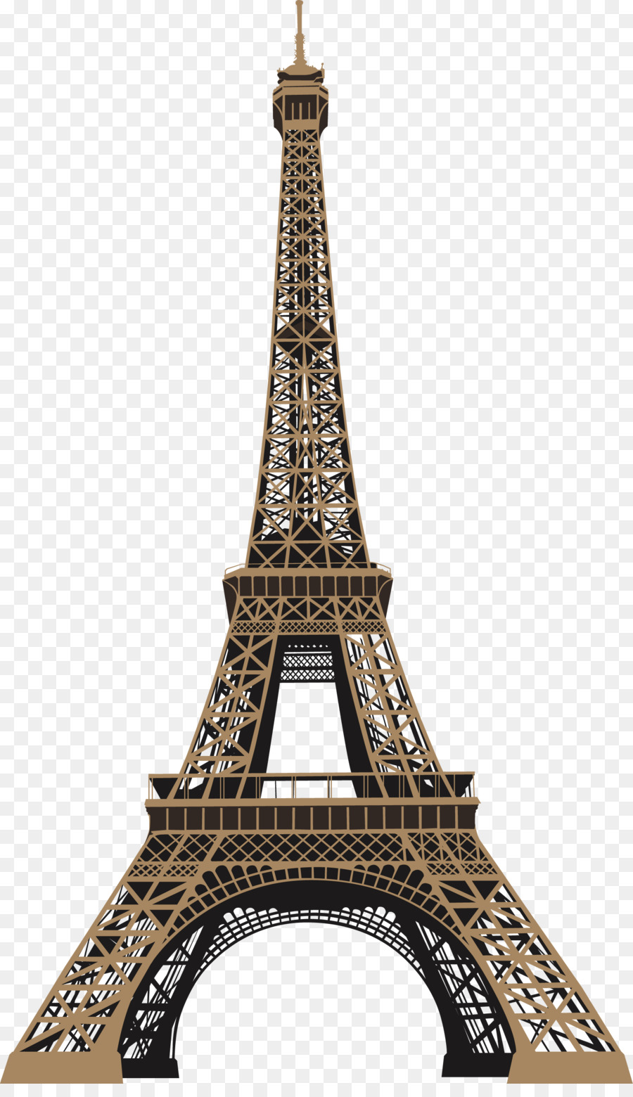 Tháp Eiffel Dán Tường - Paris