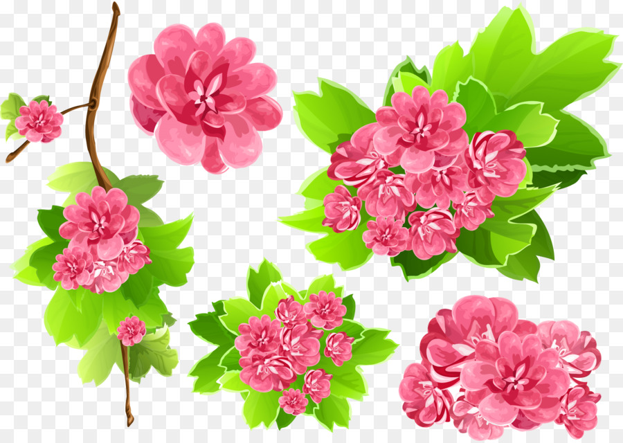 Rosa Blumen Clip art - Blume Vektor