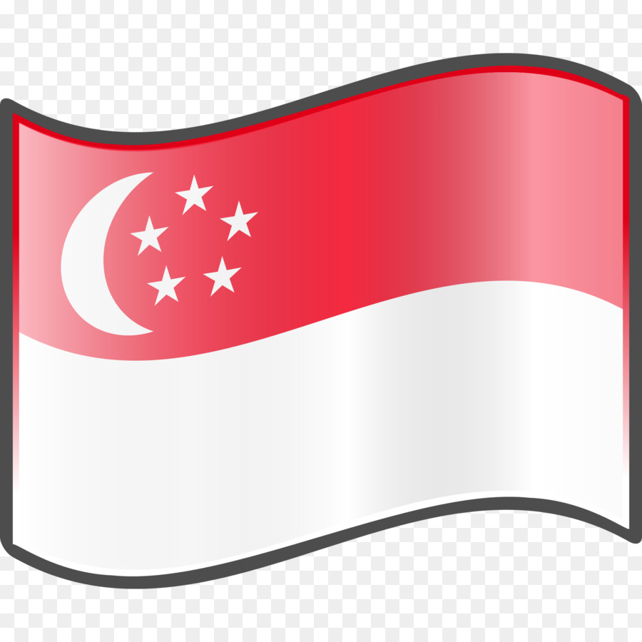 Flagge von Singapur Flagge von Indonesien Flagge von Palästina - Flagge